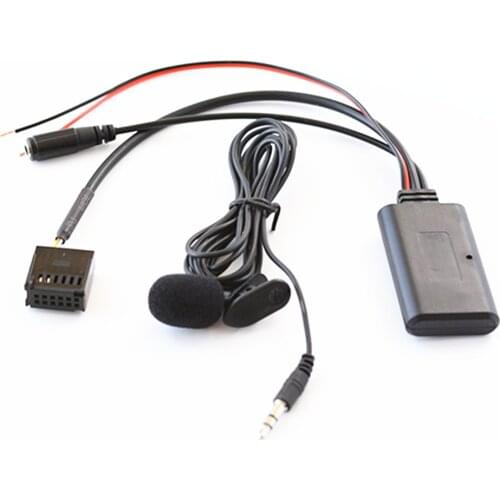 Car Bluetooth AUX Adapter Wireless Audio Phone Call Hands Free Microphone For Ford Mondeo Focus C-Max Fiesta Fusion 6000CD