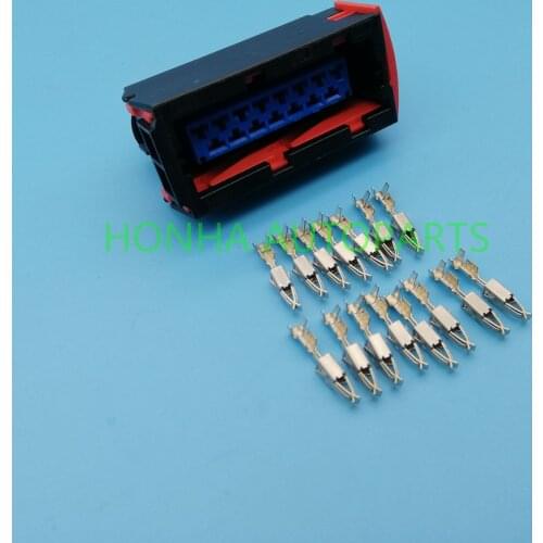 Free shipping 5 pcs15pin female electric plug auto unsealed wiring plug connector 144980-1