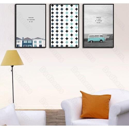 Frameless Style Home Decoration Living Room Murals Outing Painting Bedroom Dining Hall Corridor Porch Canvas Hanging Painting