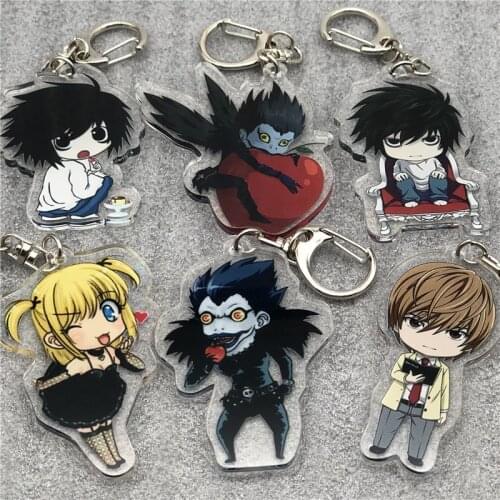 Anime DEATH NOTE Ryuk Killer Keychain Badge Accessories Cosplay Props Cartoon Backpack Pendant