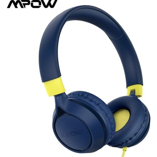 Mpow CHE1 Pro Kids Headphones Foldable Wired Headphones with Microphone 85/94dB Volume Limited Hearing Protection Kids Headphone