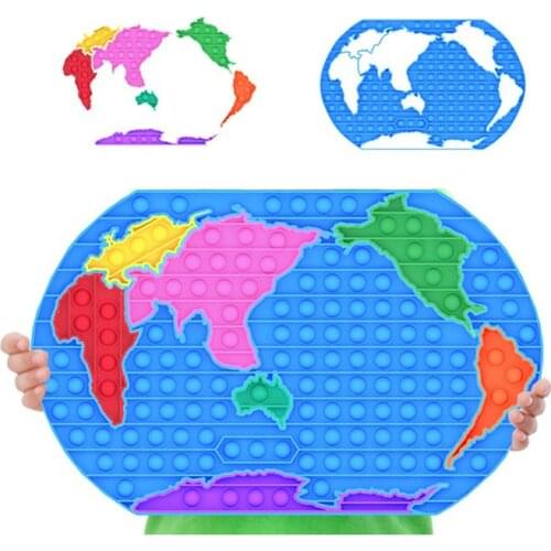 Adult Kid Funny Anti-stress Fidget Squeeze Toy Autism Special Needs Push Bubble Fidget Sensory Decompression Toy