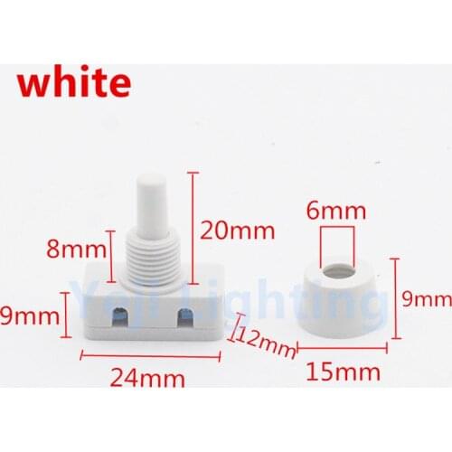 Electrical Equipment and Supplies Push switch 3A 110V 240V ON / OFF button switch for led lamp table lights lighting accessories