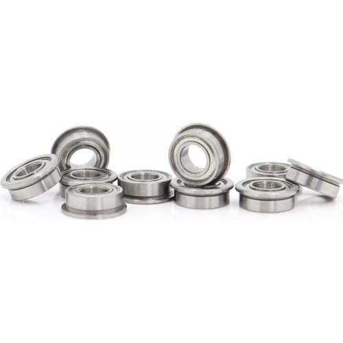 MF84ZZ Flange Bearing 4x8x3 mm ABEC-1 ( 10 PCS ) Miniature Flanged MF84 Z ZZ Ball Bearings
