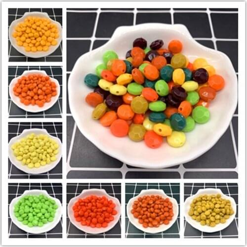 30pcs 10mm Circle Acrylic Beads for Jewelry Making Bracelet Pendant DIY Bracelet Jewelry Accessories Making