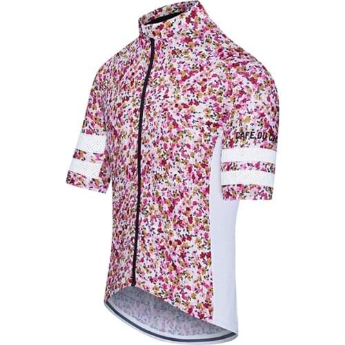 2021 Cafe DU Mens Cycling Breathable Lihgtweight Jersey Short Sleeve Bike Shirt Sportswear MTB Clothing Mallot Ciclismo Hombre