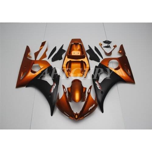 New ABS Plastic Shell Motorcycle Fairing Kits Fit For Yamaha YZF 600 R6 2003 2004 2005 R6 03 04 05 Custom Black Orange