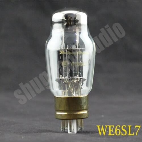 New 1pcs Shuguang WE6SL7(6SL7-T,6N9P) Amplifier HIFI Audio Vacuum Tube Repalce Psvane Mullard JJ Tung-sol 6N9P
