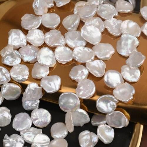 Baroque Pearls Choker Necklace 15-16 mm Irregular Petal Shape Pearl Sandbeach Hyperbole Jewelry For DIY Double Strand