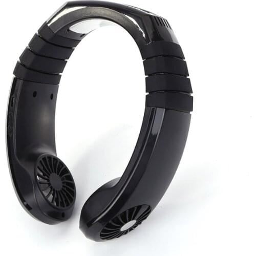 Hanging neck fan USB charging lazy portable outdoor sports cooling fan mini air cooler fan Refrigeration fan