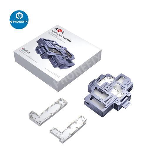 QIANLI Isocket 4 in 1 Motherboard Layered Test Frame For iPhone 12 12Pro 12Pro Max 12 Mini Phone Repair Logic Board Test Fixture