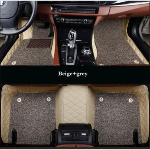 WLMWL Custom leather car mat for BYD all models FO F3 SURUI SIRUI F6 G3 M6 L3 G5 G6 S6 S7 E6 E5 auto accessories Car-Styling