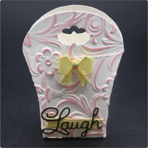 YINISE GIFT BOX BOWScrapbook Metal Cutting Dies For Scrapbooking Stencils DIY Album Cards Decoration Embossing Folder Die Cut