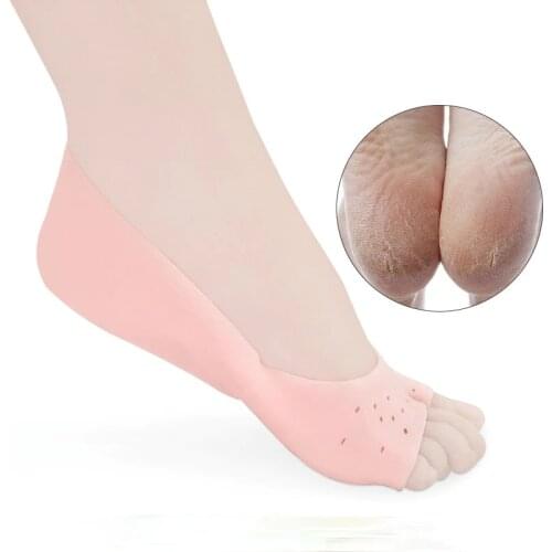 1Pair BYEPAIN Silicone Gel Moisturizing Socks Foot Care Protector,Prevent Plantar Fasciitis And Metatarsalgia,Corns Calluses