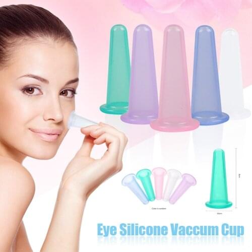 1pc Silicone Cupping Cup Vacuum Face Massage Cup Face Body Cupping Suction Cups Facial Leg Arm Relaxation Health Care Tool