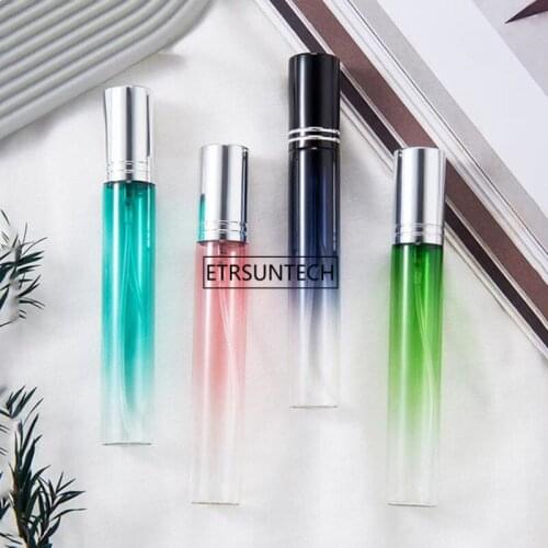100pcs 15ml Gradient Glass Empty Perfume Bottle Fragrance Refillable Glass Vials Cosmetic Packaging Spray Bottle F3915