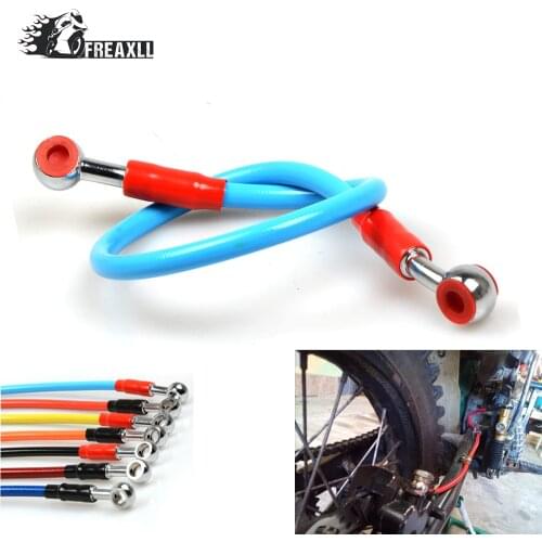 450mm Motorcycle Brake Oil Hose Stainless Steel Braided dirt bike pitbike For Kawasaki versys 650 YAMAHA tmax 500 Honda hornet 6