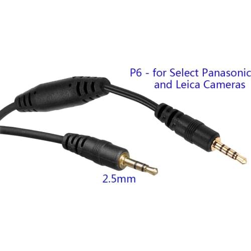 AODELAN 2.5mm SRC-P6 Remote Shutter Release Cable for Panasonic: DC-S1R, DC-S1, DMC-GH5S, DMC-GH5, DMC-GH4, DMC-G9, DMC-G8