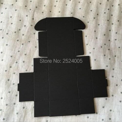 Free shipping 8x8x4 cm black cardboard box/Handmade soap packing box/Storage case/black paper boxes/gift cases