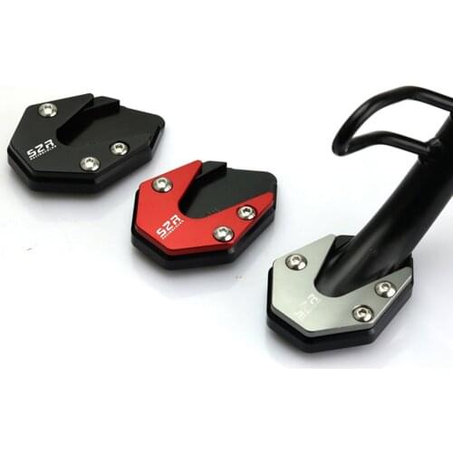 Motorcycle Side Stand Enlarger Plate Kickstand Enlarge Extension Pad Support Plate For Suzuki GW250 GSX250 GSX250R DL250