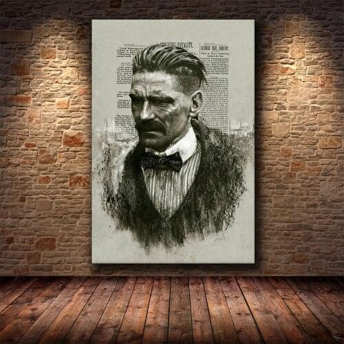 British High Score Crime Drama Peaky Blinders Figure Poster Hight Quality Canvas Painting Home Decor Wall Art Duvar Tablolar