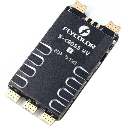 Flycolor X-CROSS 80A HV ESC UAV multi axis vehicle ESC XCLASS Racing FPV 5-12S BL-HELI 32Bit Dshot1200