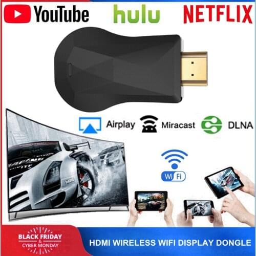 HDMI WiFi Display Dongle for YouTube Netflix AirPlay Miracast TV Stick for Google Chromecast 2 3 Chrome Crome Cast Cromecast 2