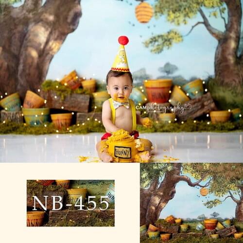 Hunny Newborn baby Photography Backdrop Child Photo Background Birthday Baby Backdrop photocall Banner photo studio portrait