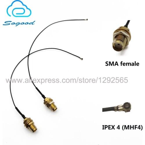 IPEX4 to SMA female adapter cable IPEX4 extension cable MHF4 to RP-SMA pigtail for ME906S EM7345 EM7430 EM7455 L850-GL EM7305