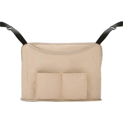 Leather Car Storage Bag Organizer Barrier of Backseat Car Net Pocket Handbag Holder Multi-Pockets Car Container Stowing Tidying