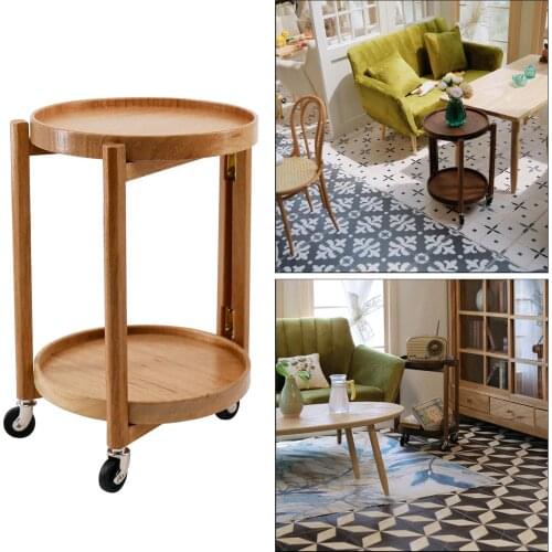 Dollhouse Toy Miniature Furniture End Table 1:6 Movable Mini Flower Stand