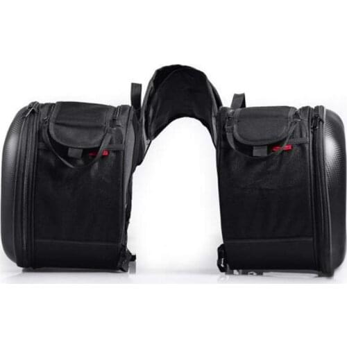 Motorcycle Waterproof Oxford 45*24*31cm Anti-fall Racing Race Moto Helmet Travel Bags Suitcase Saddlebags With Raincoat Cover