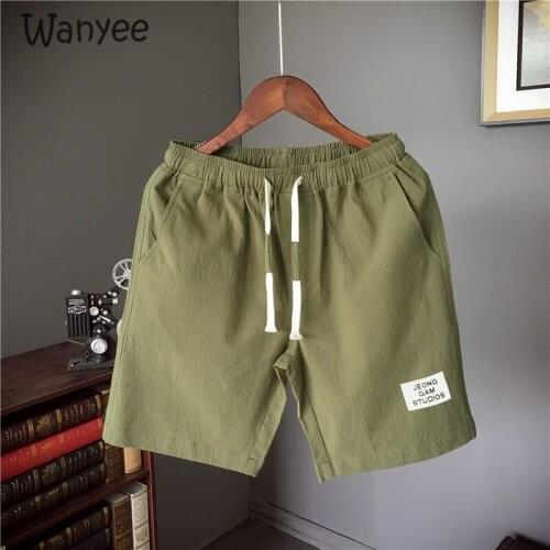 Men Shorts Summer Loose Casual Five-Point Pants Fashion Solid Color Trendy Sports Beach Short Plus Size Sports 2021 New Outdoor