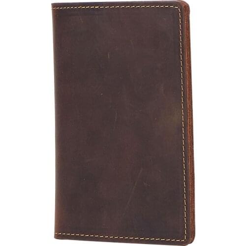 Mens Travel Wallet Genuine Leather Passport Cover ID Credit Card Holder Card Wallet Porte Carte Business Male