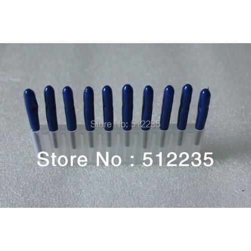 New 10pcs 0.1mm 1/8"Flat Bottom 10 Angle CNC Carving Cutters Engraving Bit,PVC carbide Cutters