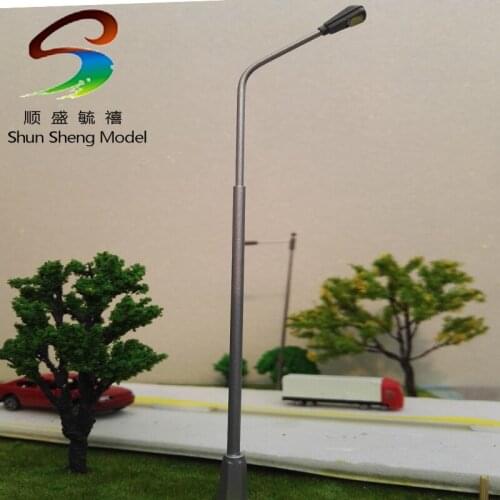 2015 new products 1/200 Model street lights white light LED,model lamppost in the height of 5.5cm