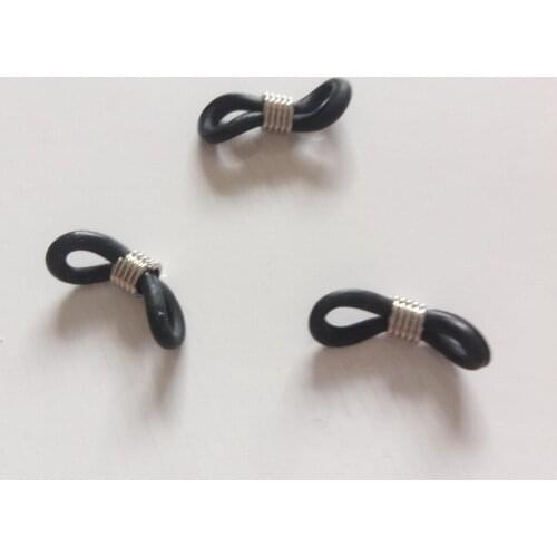 Wholesale 500pcs Mirror Leg Anti-Slip Sleeve Fixed Ear Hook Hypoallergenic Foot Cover Anti-Slip Earmuffs Diy Eyewear Accessories