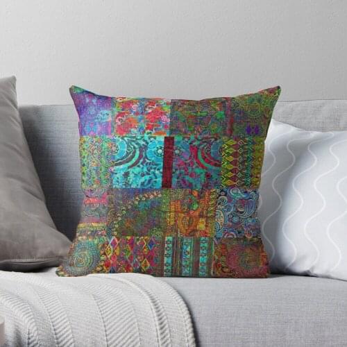 Pillowslip Bohemian Wonderland Throw Pillow 100% Cotton Decor Pillow Case Home Cushion Cover 45*45cm