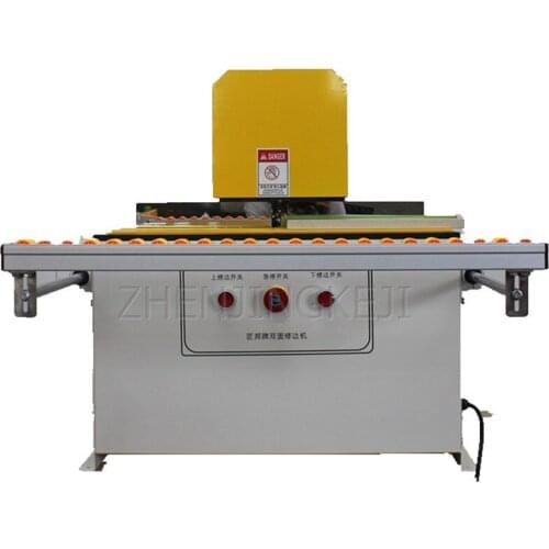 Semi-automatic Woodworking Machinery Desktop Top And Bottom Double-sided Curved Straight Line Trimming Machine Home Decoration