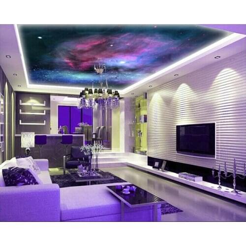 Custom ceiling wallpaper, the sky is used for apartment, house, office or retail space background wall waterproof wallpaper