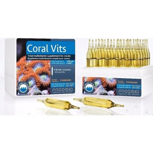 PRODIBIO Bio Coral Vits For Marine Tank Fish Food Water Treat Reef SPS LPS Aquarium Marinho Test Medication