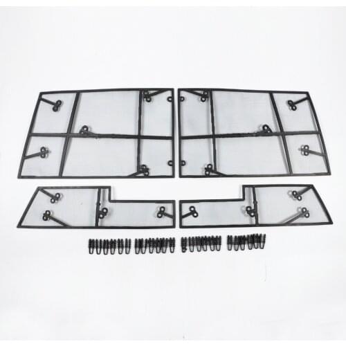 Wtfs Stainless Steel ABS Insect Grille Mesh Grill Inserts Insect Net Insect-Proof Net for Infiniti QX50 2016-2018 [QP1133]