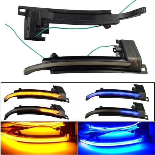 LED Dynamic Turn Signal Flashing Light Side Rear-View Mirror Indicator Blinker For Audi A3 A4 A5 B8 Q3 A6 C6 4F S6 SQ3 A8 D3 8K