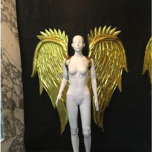 WYY Gold mirror dj singer bra dress ballroom disco belly dance costumes cosplay car model catwalk stage clothes bar party wears