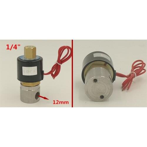 1/4'' Normally Open 2 Way Stainless Steel NBR Solenoid Valve 2W025-08BK DC12V DC24V or AC220V