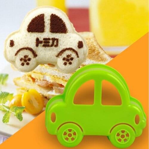 1PCS Kitchen Gadgets Tools Cute Car Shape Sandwich Bread Toast Cake Cookie Breakfast Cutter Mold Mould Maker Kids Lunch