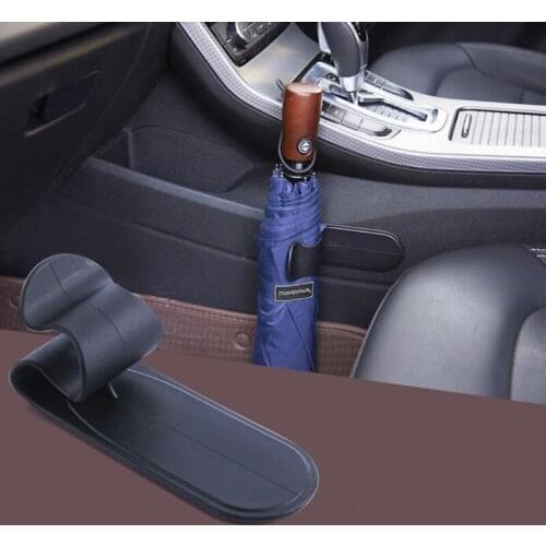 1Pc Umbrella Holder Clip Universal Black Car Trunk Mounting Bracket Hook Multifunctional Interior Fastener Auto Accessory