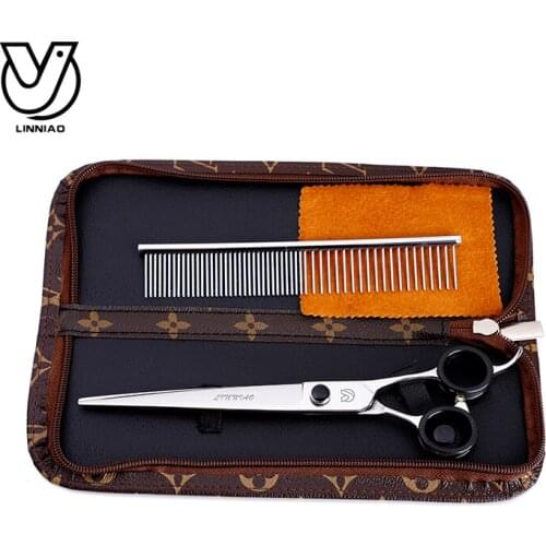 8 inch Pet Beauty Stainless Steel Scissors Set Pet Grooming Dog Cat Modeling Beauty Tools For Other Animals Pet Scissors