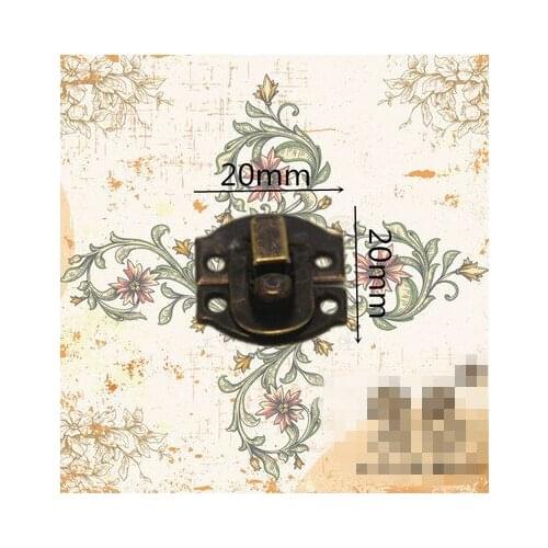 Wooden box accessories small Hasps gift box wooden box buckle small jewelry box iron lock accessories