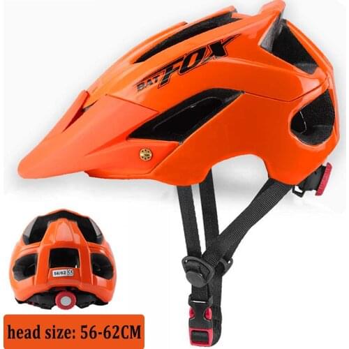 MTB bicycle Cycling Helmet orange road bike kask Breathable In-mold Bicycle Safety Helmet Outdoor Sport Mountain Bike Equipment